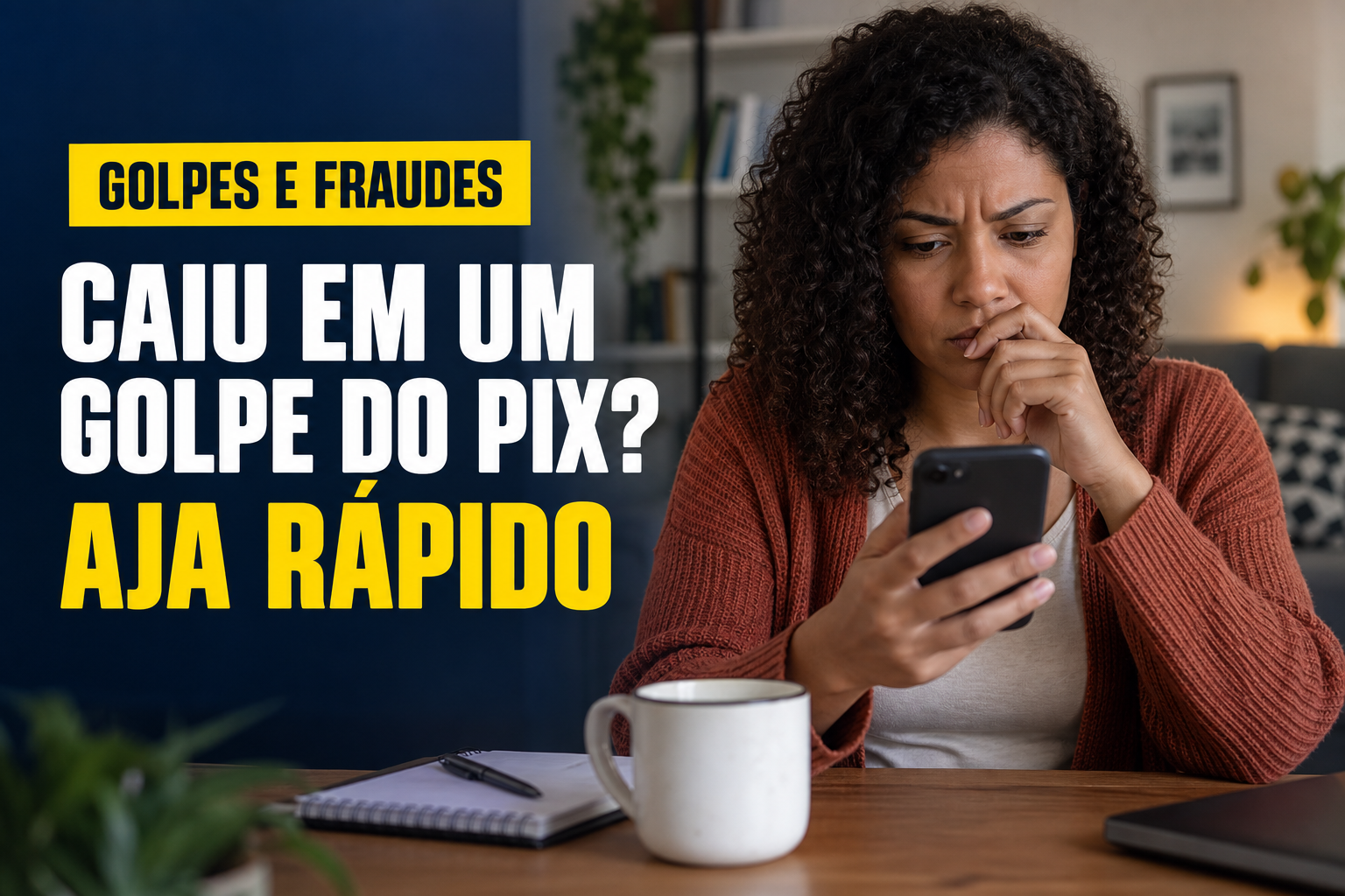 Consumidor contesta pelo aplicativo do banco uma transferência Pix realizada após um golpe.