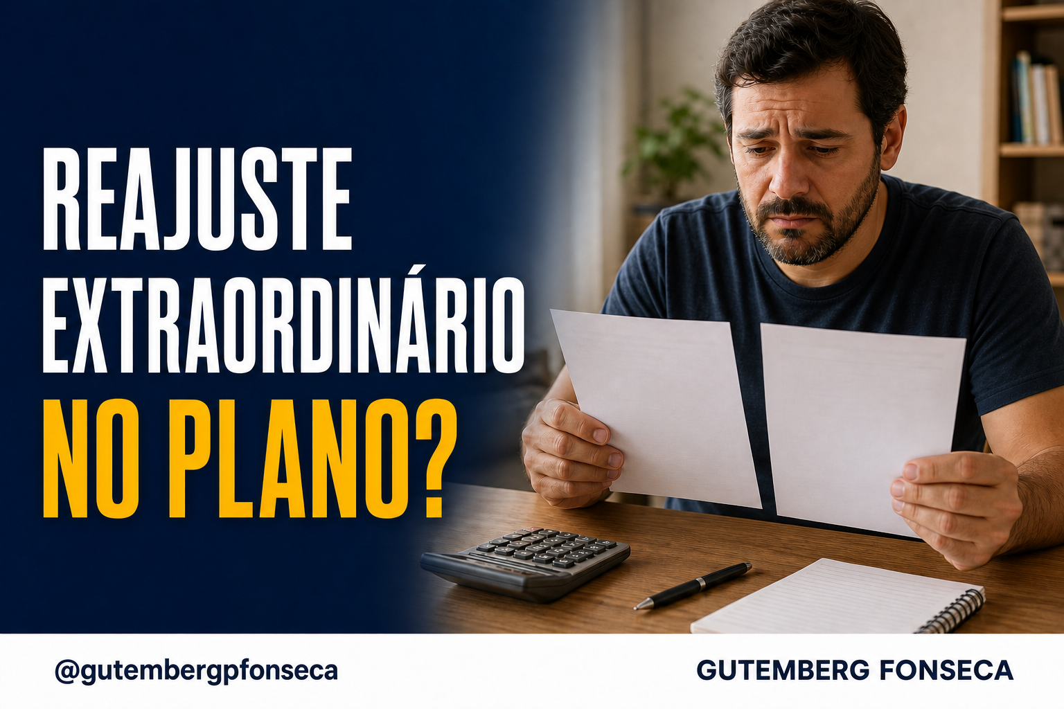 Consumidor compara dois boletos do plano de saúde após identificar um aumento na mensalidade.